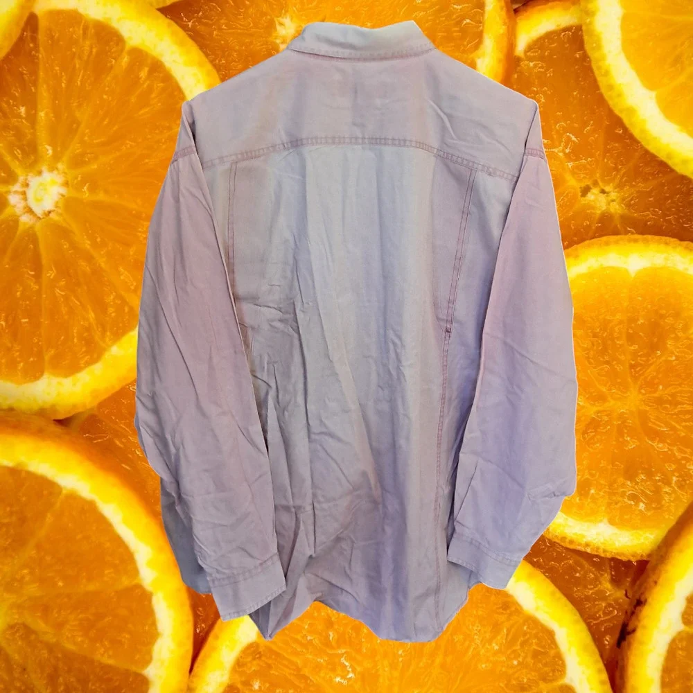VTG Orvis Pink‎ and White Tie Dye Button Up Shirt Size XL